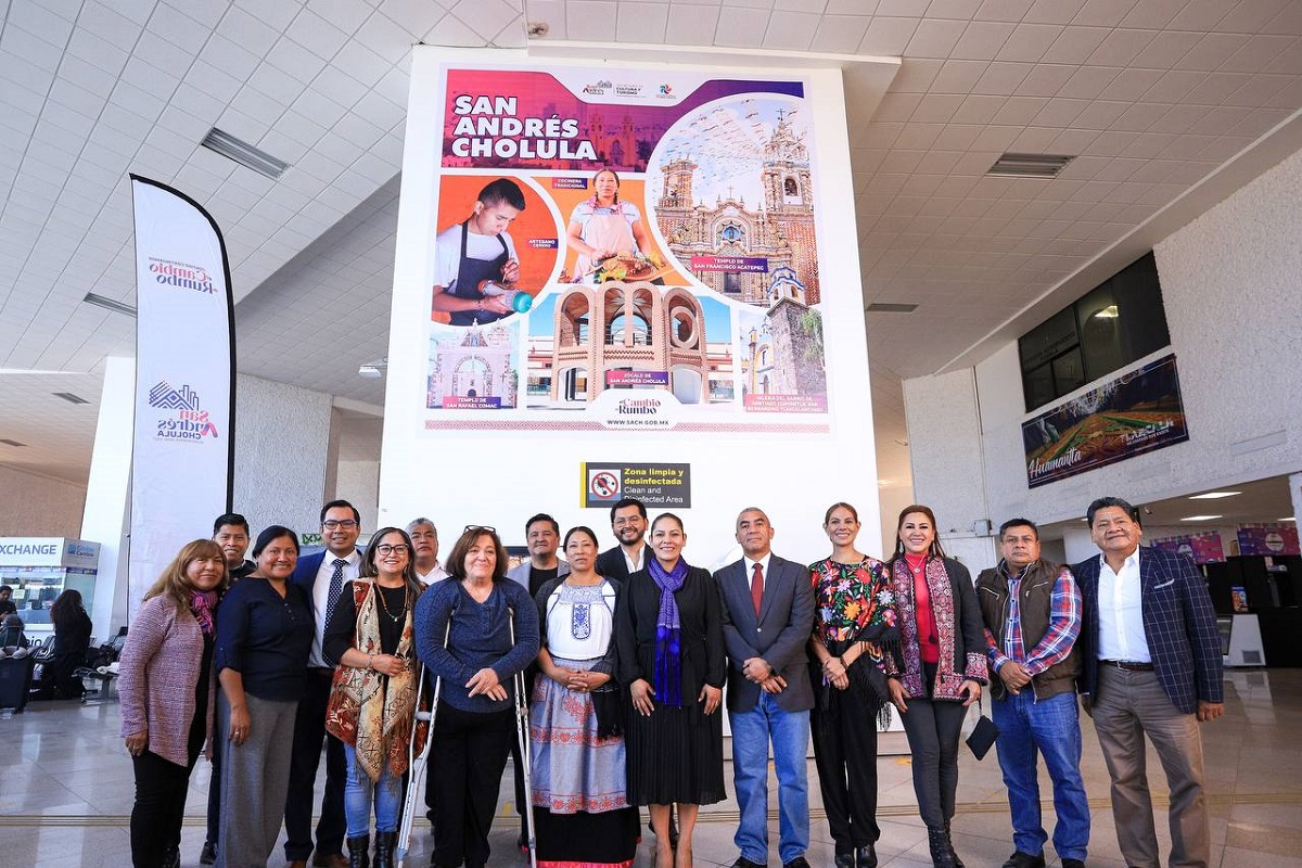 San Andrés Cholula brilla en el Aeropuerto Internacional de Puebla con su riqueza cultural 1 San Andrés Cholula brilla en el Aeropuerto Internacional de Puebla con su riqueza cultural