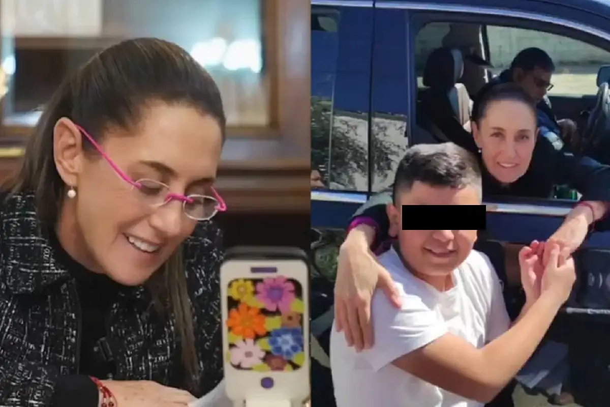 VIDEO: Sheinbaum realiza emotiva llamada a un niño tras recibir su carta en Puebla 1 Sheinbaum realiza emotiva llamada a un niño tras recibir su carta en Puebla