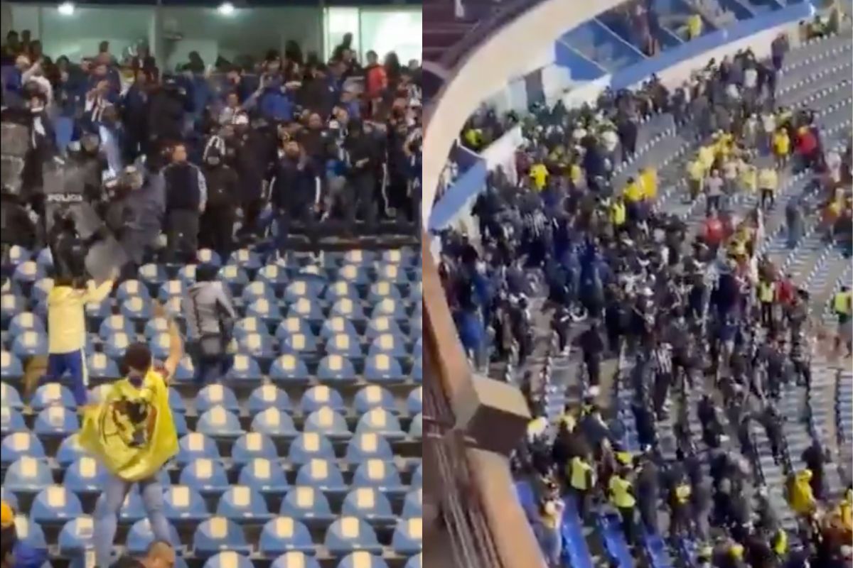 VIDEOS: Aficionados del Monterrey destrozaron butacas del estadio Cuauhtémoc