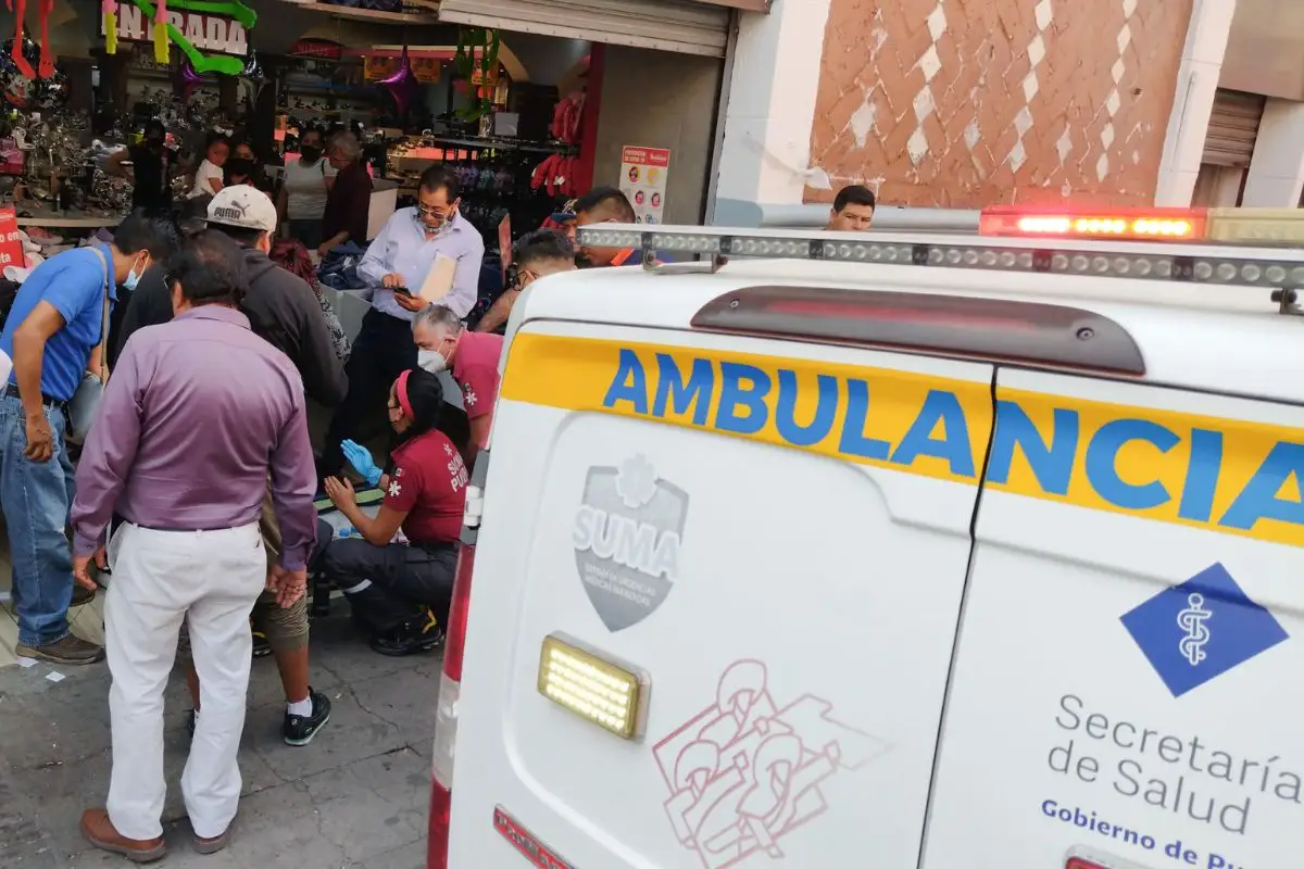 Balacera entre ambulantes en el Centro Histórico de Puebla deja un herido 1 Balacera entre ambulantes en el Centro Histórico de Puebla deja un herido