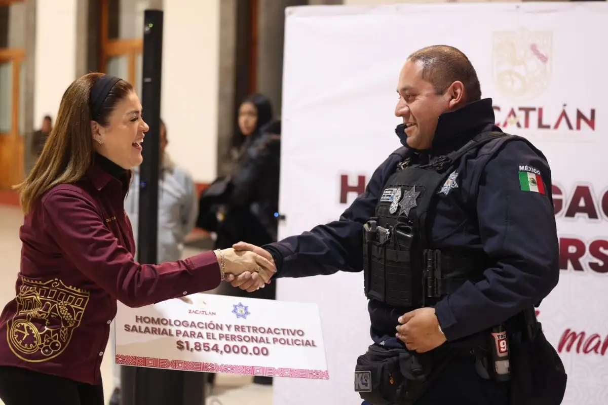 Bety Sánchez cumple con el compromiso de aumentar el salario de los policías; logra la homologación de sueldos como lo mandata el Sistema Nacional de Seguridad Pública