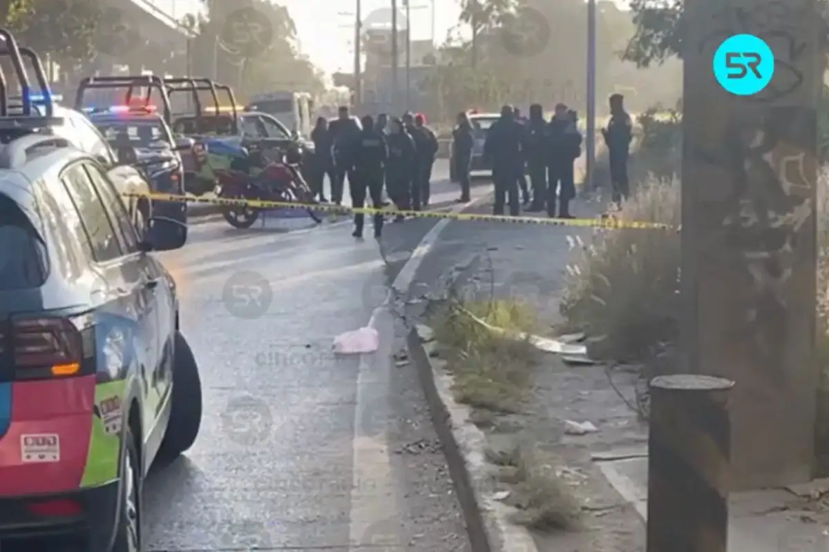 Muere menor en choque en puente de la Central de Abasto 1 Muere menor en choque en el puente de la Central de Abasto