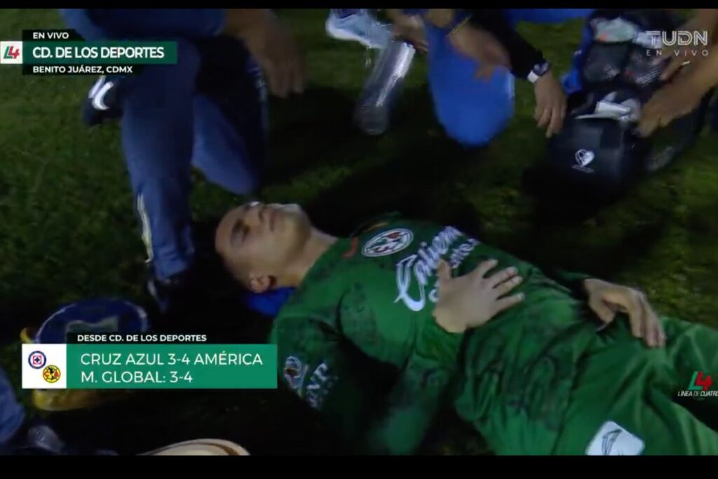 luis angel malagon con oxigeno