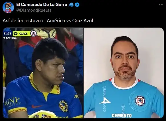 Los mejores memes del América vs Cruz Azul