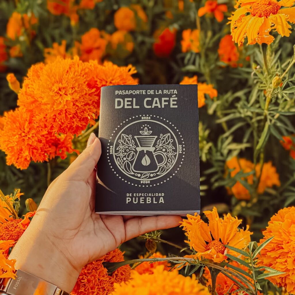 pasaporte de la ruta del cafe Puebla 2