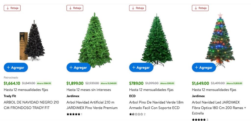 ¿Quién es quién en los precios de árboles de Navidad en Puebla? Amazon, Walmart y más 4 precio dela rbol de navidad walmart