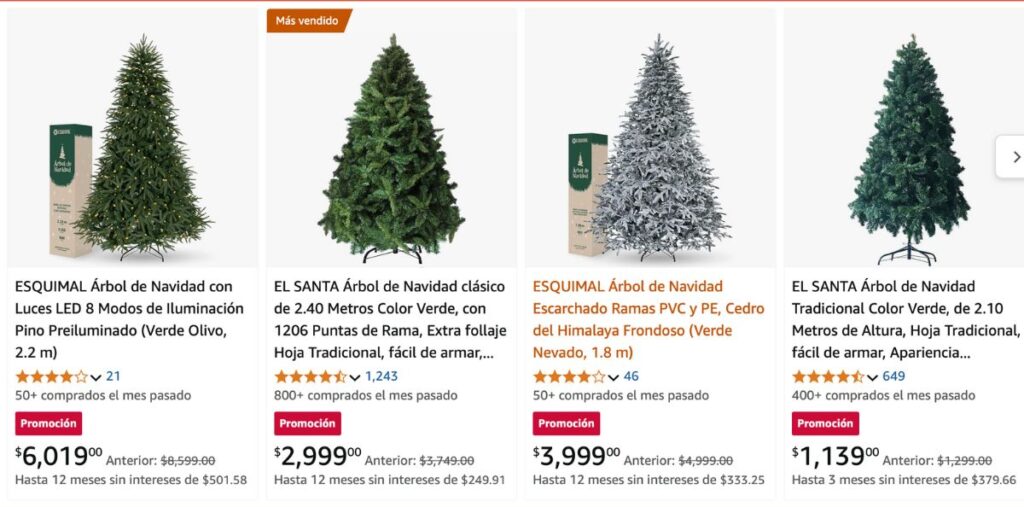 ¿Quién es quién en los precios de árboles de Navidad en Puebla? Amazon, Walmart y más 2 precios del trol de Navidad en Amazon
