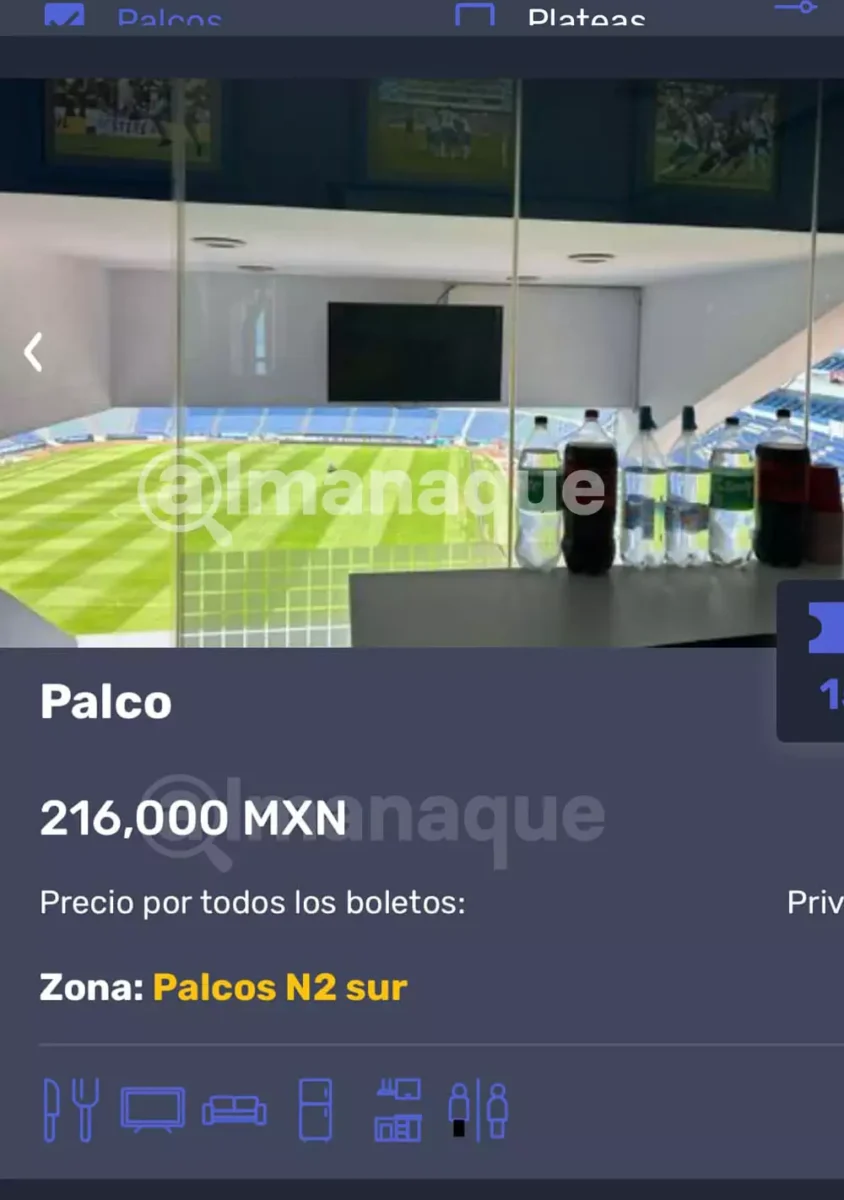 LOCURA: Venden en 270 mil pesos palco para el América-Monterrey en el Cuauhtémoc 4 Venden en 270 mil pesos palco para el América-Monterrey en el Cuauhtémoc
