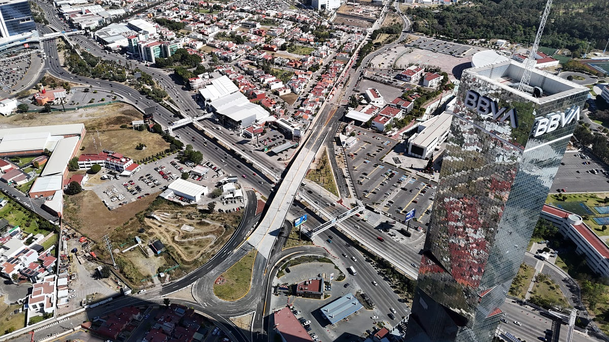 Inaugura Sergio Salomón viaducto atlixcáyotl