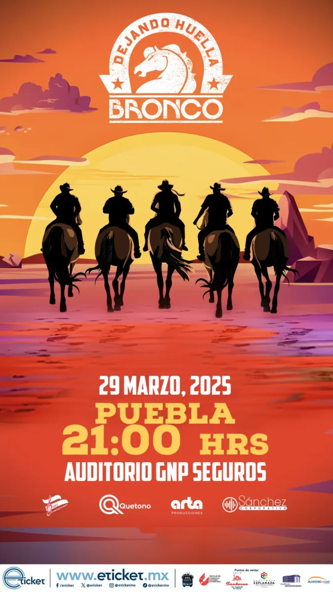 Casi 3 mil pesos costarán los boletos para ver a Bronco en Puebla 