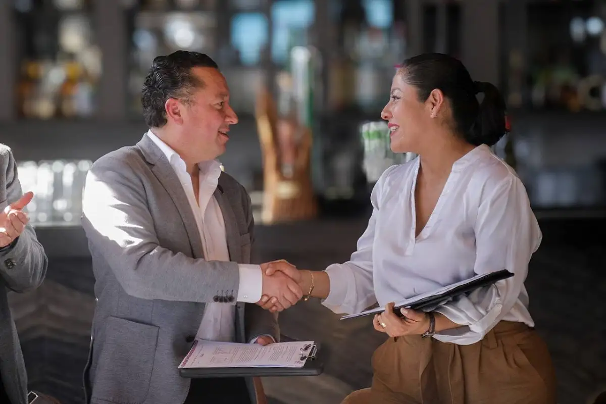 Gobierno de San Andrés Cholula y CANACO Puebla unen fuerzas por el desarrollo