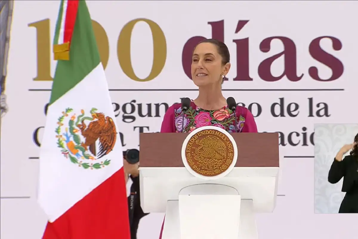 “No nos subordinamos”, el mensaje de Sheinbaum a Trump desde el zócalo de la CDMX 1 “No nos subordinamos”, el mensaje de Sheinbaum a Trump desde el zócalo de la CDMX