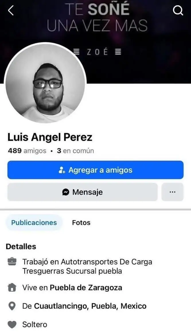 Piden ayuda para localizar a Luis Ángel Pérez, presunto feminicida de Génesis