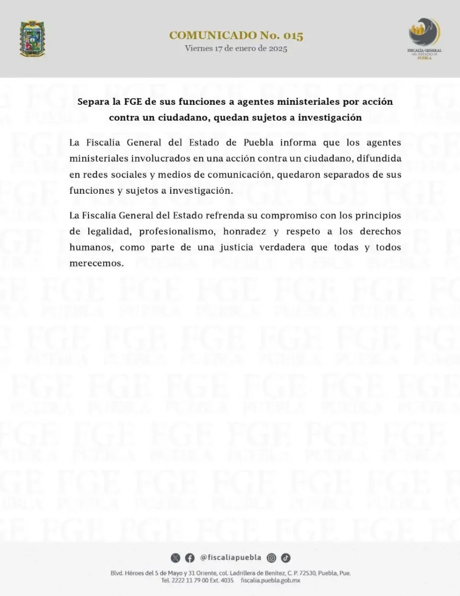 Ministeriales que detuvieron a transeúnte por error son separados de sus funciones 2 Ministeriales que detuvieron a un transeúnte son investigados
