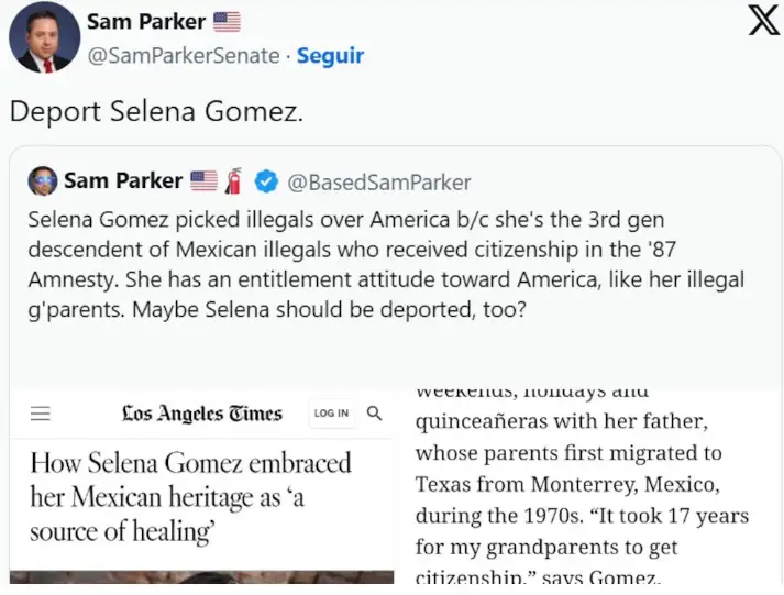Amenazan con deportar a Selena Gomez tras apoyo a migrantes; esto respondió la cantante