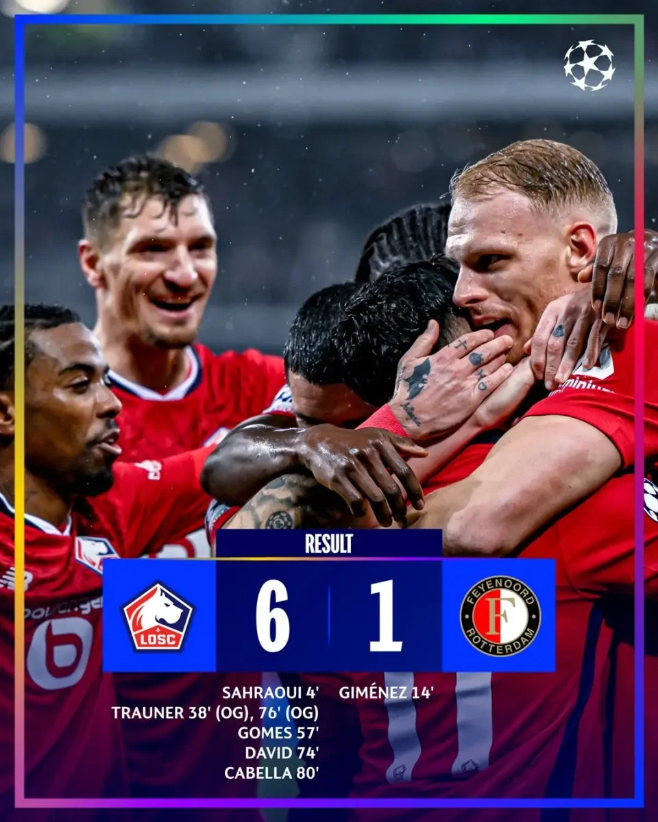 Estos son los equipos clasificados en la Champions League