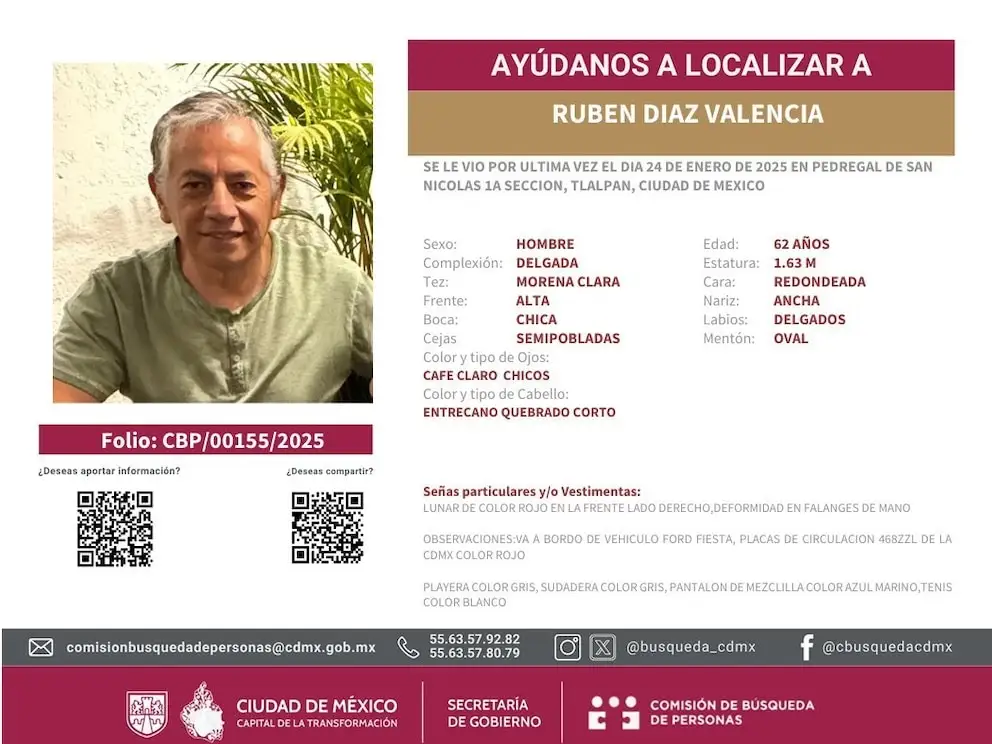 Encuentran muerto a Rubén Díaz Valencia, conductor de Uber de CDMX