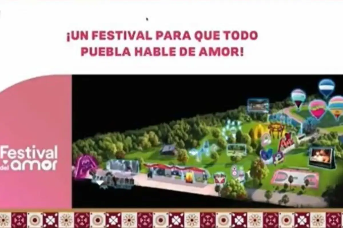 Presenta Armenta el “Festival del Amor”: Costo, atracciones y horarios 1 Fecha, costo y horarios del Festival del Amor en Puebla