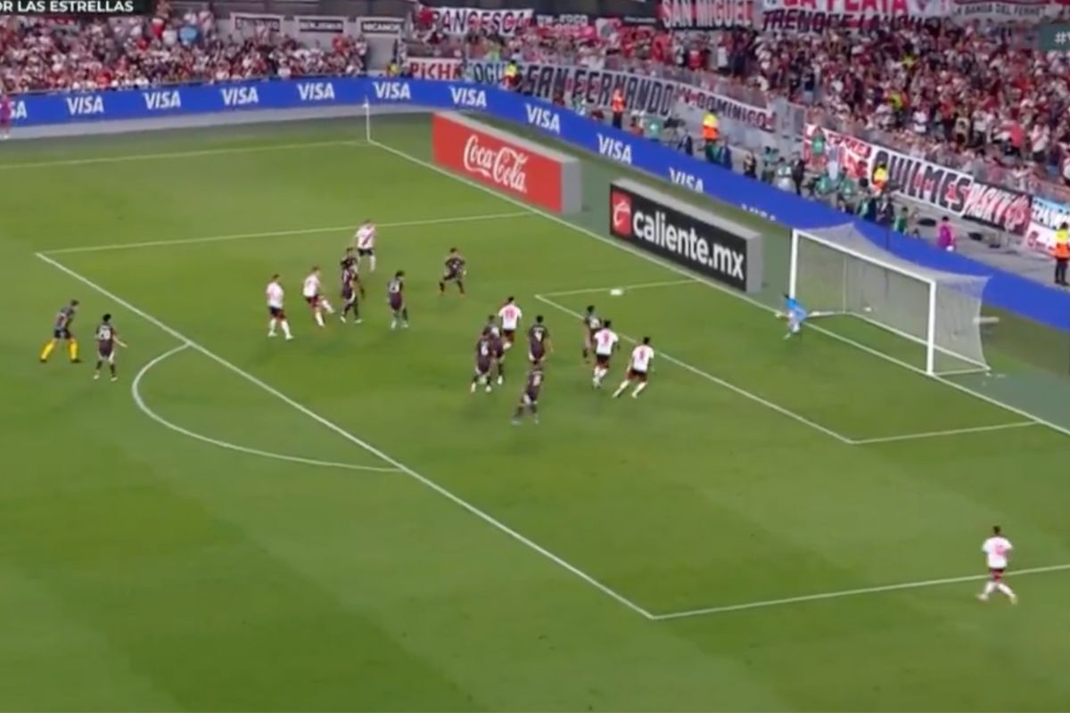 VIDEOS: Los golazos de Galoppo y Borja en el River Plate vs México 3 golazos en el river plate vs mexico