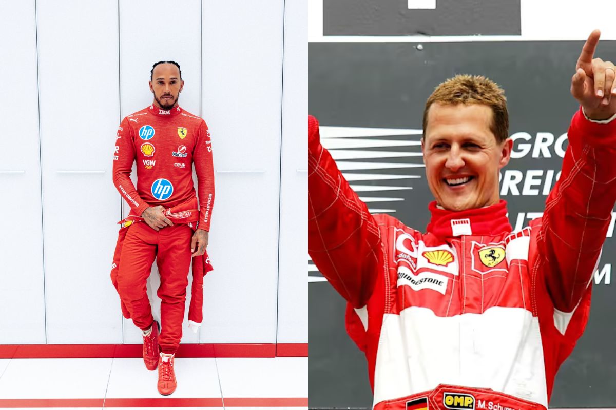 Lewis Hamilton busca hacer historia con Ferrari: el británico podría superar el récord de Michael Schumacher 1 lewis hamilton vs michael schumacher