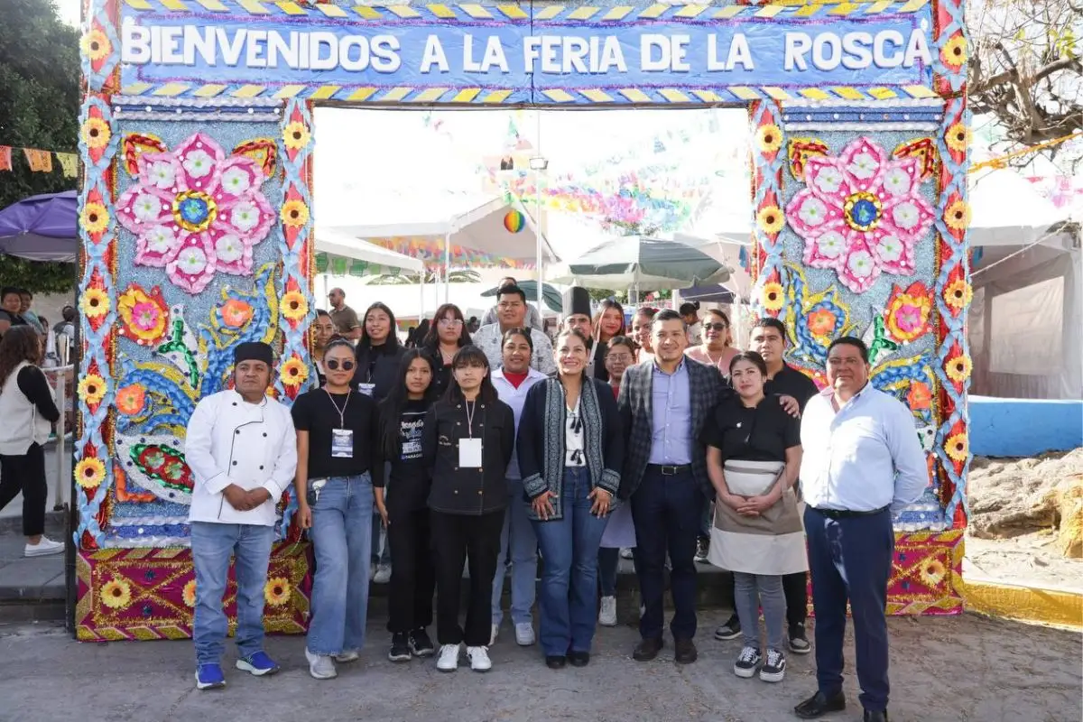 Inaugura Lupita Cuautle la Feria de la Rosca 2025 en San Andrés Cholula