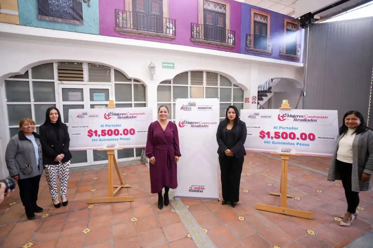 Impulsa Lupita Cuautle bienestar de familias sanandreseñas