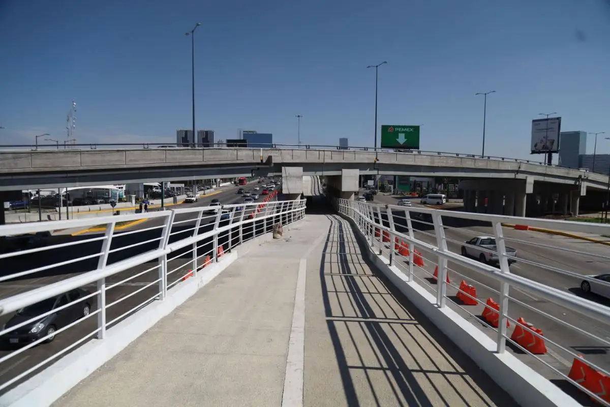 El tramo que abrieron a ciclistas y peatones fue el que está frente al