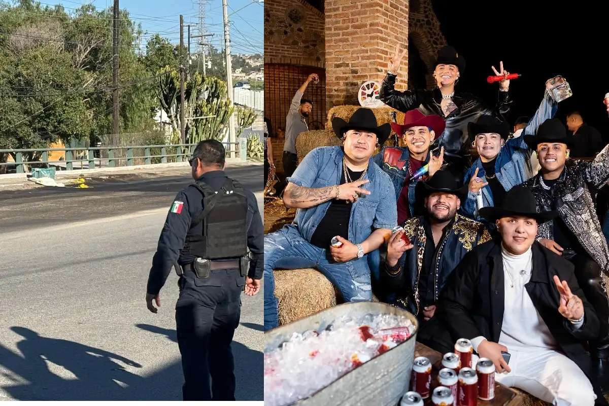 "Los vamos a matar": Amenazan a Grupo Firme con cabeza humana y narcomanta en Tijuana 1 Amenazan a Grupo Firme con cabeza humana y narcomanta en Tijuana