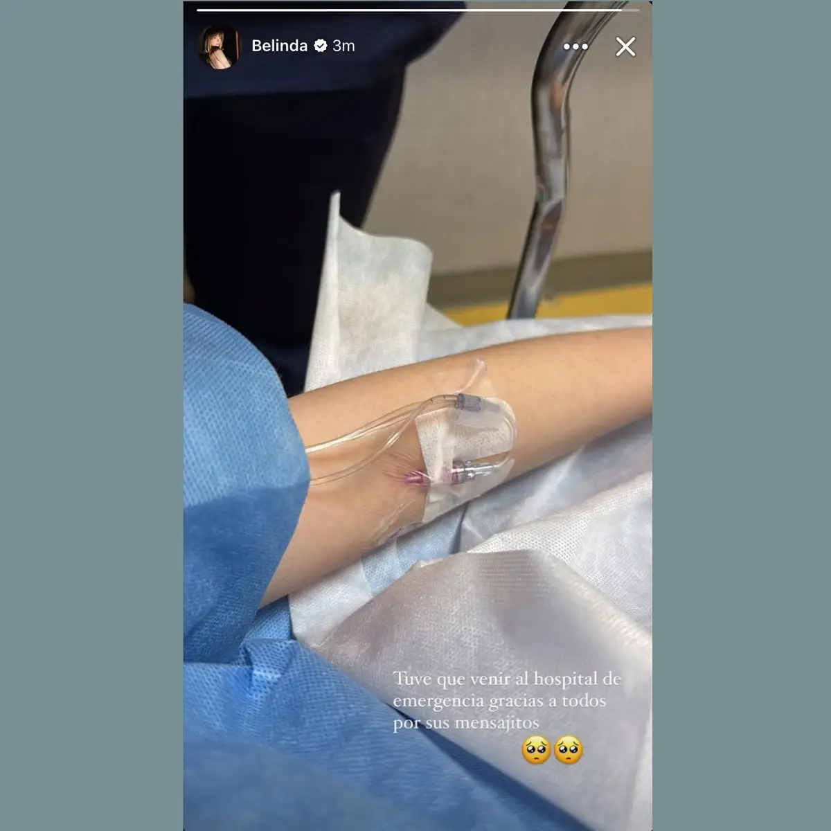 Belinda es hospitalizada de emergencia, ¿Qué le pasó?