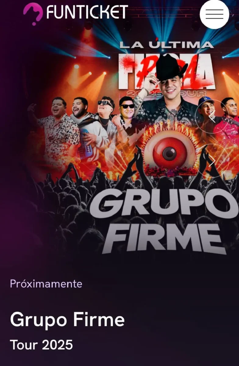 Dónde será la preventa de boletos de Grupo Firme en Puebla este 6 de febrero