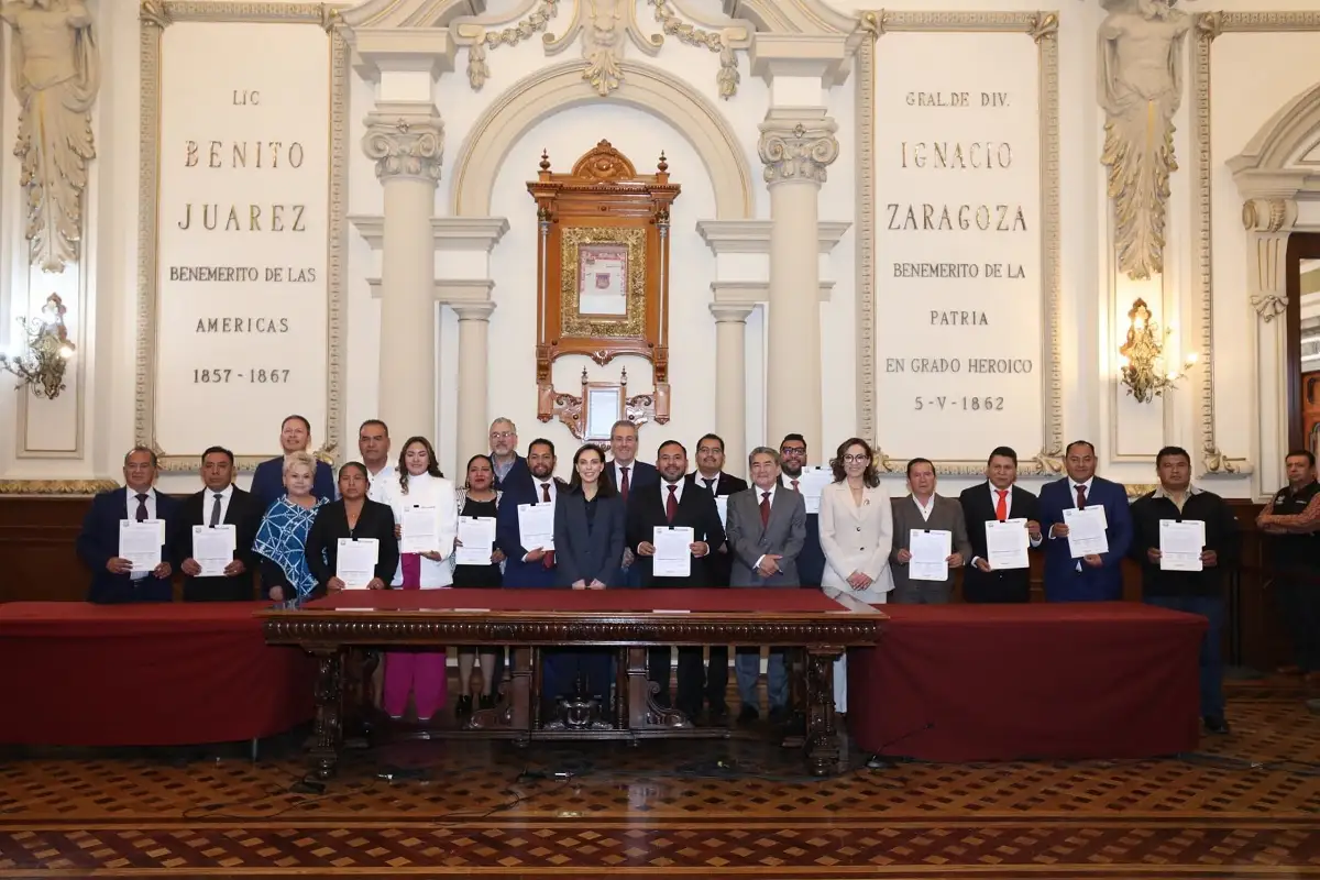Ellos son los nuevos presidentes auxiliares del municipio de Puebla