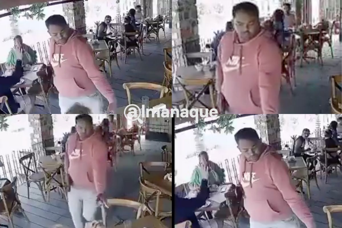 Este es el sujeto que asaltó a los comensales de la Terraza 