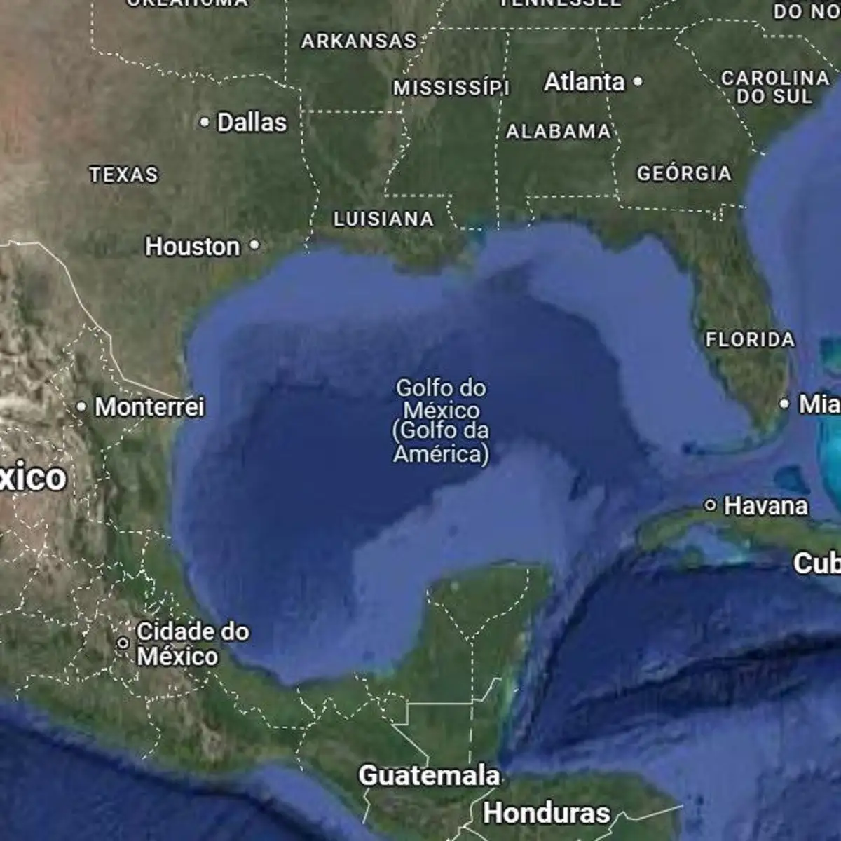 Google Maps cambia el nombre del Golfo de México por "Golfo de América"