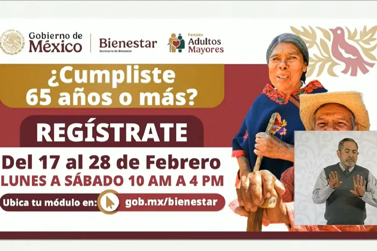 Inicia registro para la Pensión Bienestar 2025 para adultos mayores: conoce las fechas y requisitos 1 Inicia registro para la Pensión Bienestar 2025 para adultos mayores conoce las fechas y requisitos