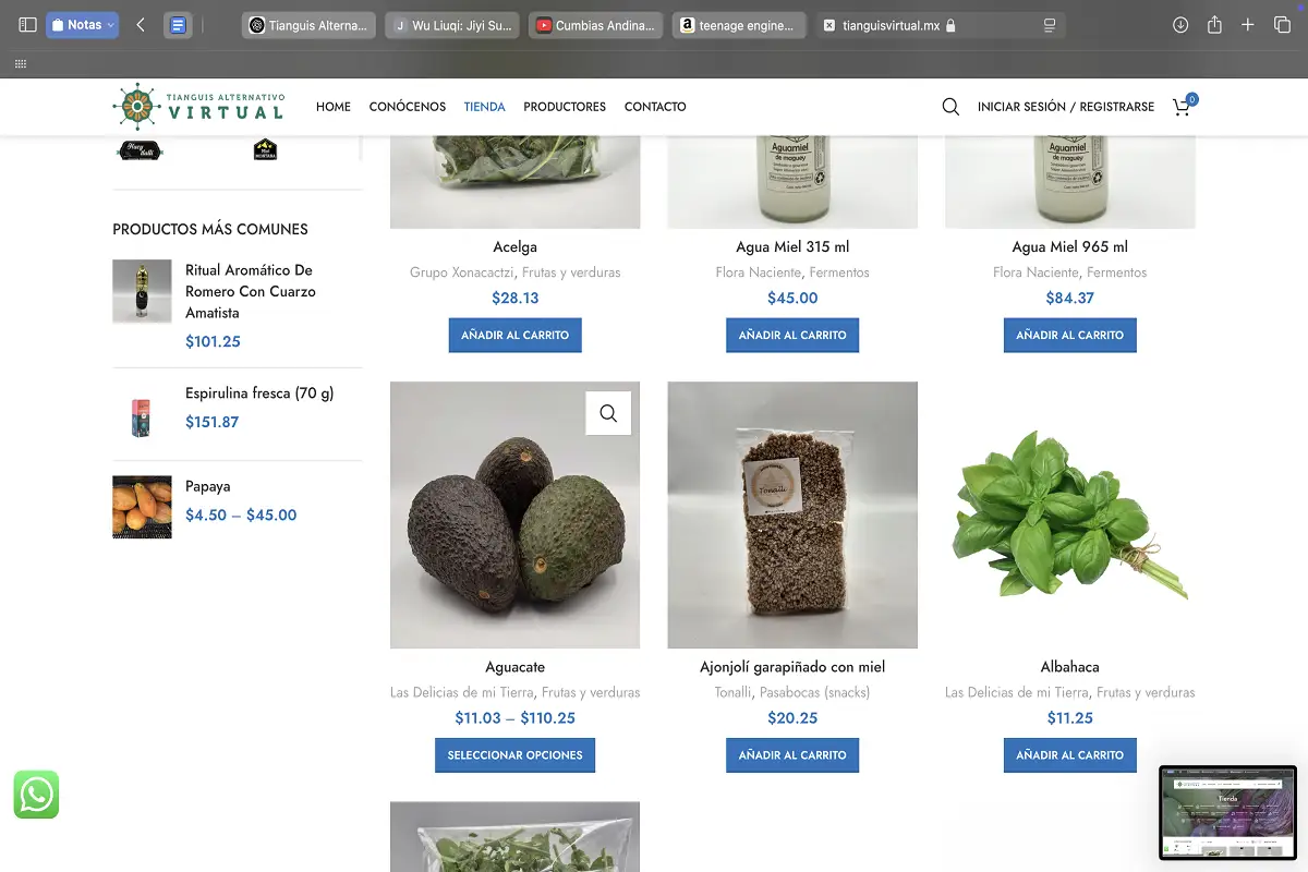 No vayas al mercado, esta es la opción de tianguis alternativo de Puebla a domicilio