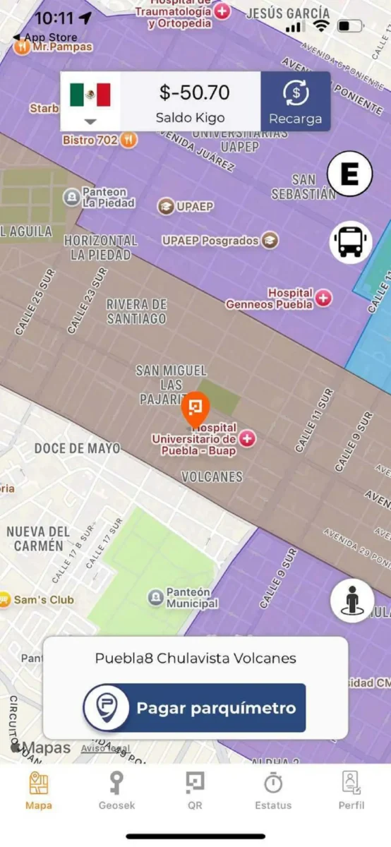 Parkimovil gana otra vez operación de parquímetros en el Centro, Analco, Juárez y El Carmen