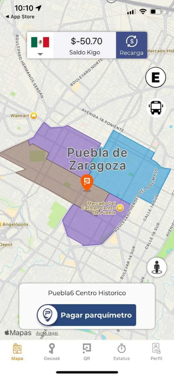 Parkimovil gana otra vez operación de parquímetros en el Centro, Analco, Juárez y El Carmen
