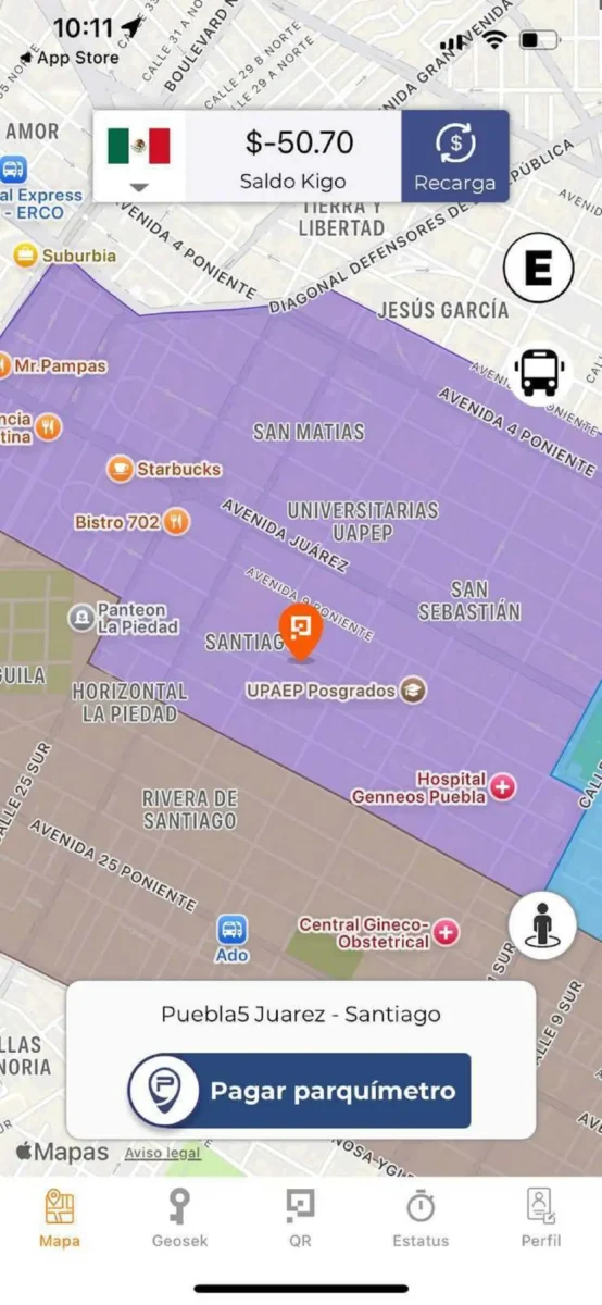 Parkimovil gana otra vez operación de parquímetros en el Centro, Analco, Juárez y El Carmen