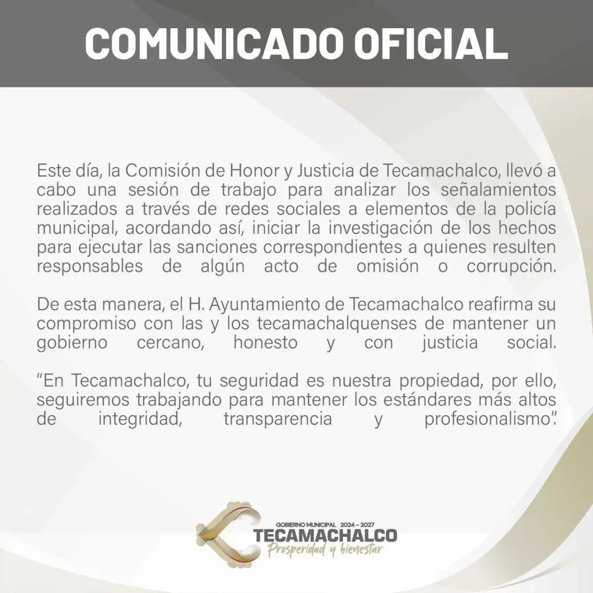 Policía de Tecamachalco es destituido tras escándalo de extorsión captado en video