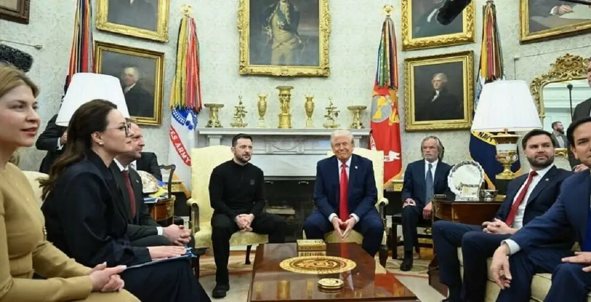 Trump y Zelensky discuten en la Casa Blanca