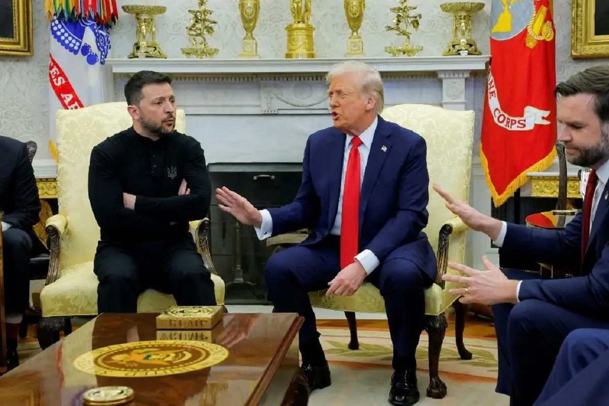 Trump y Zelensky discuten en la Casa Blanca: lo acusa de "jugar con la Tercera Guerra Mundial" 3 Trump y Zelensky discuten en la Casa Blanca