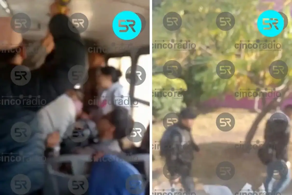(VIDEO) Bajan a jalones a delincuentes que asaltaron a pasajeros de la ruta 45 en Puebla 1 Pasajeros de la ruta 45 bajan a jalones a rateros