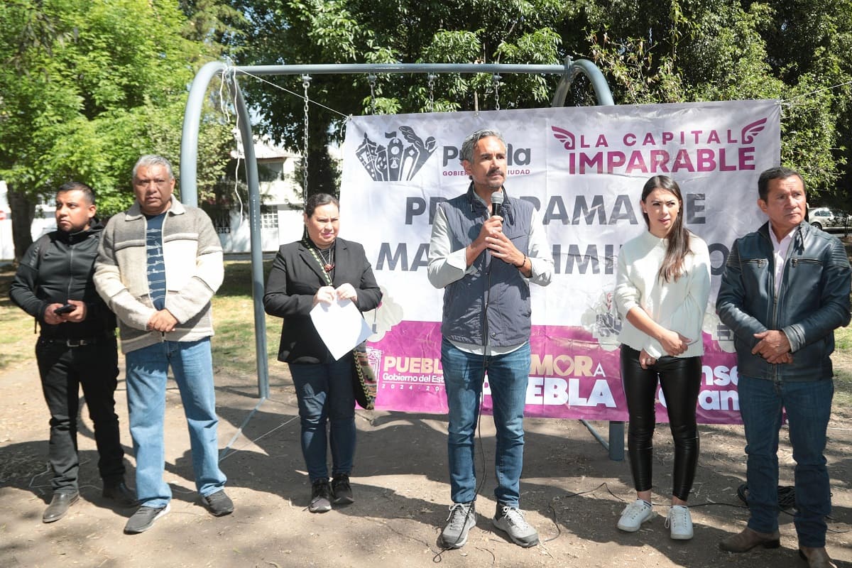 Mantiene Gobierno de la Ciudad compromiso para dar mantenimiento a las áreas verdes 1 Mantenimiento a las áreas verdes para garantizar entornos más limpios, iluminados y dignos para los poblanos.