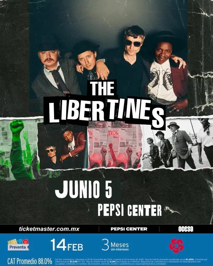 Lo que sabemos del concierto de The Libertines en CDMX