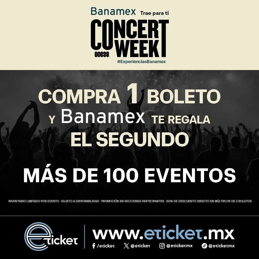 Boletos 2x1 para Miguel Bosé y Alejandro Fernández en Puebla