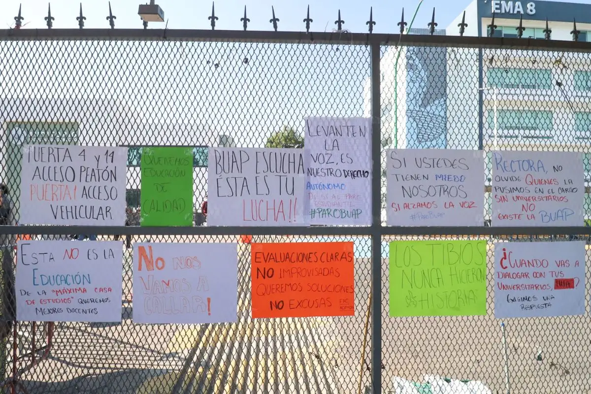 Estas facultades se suman al paro indefinido de la BUAP