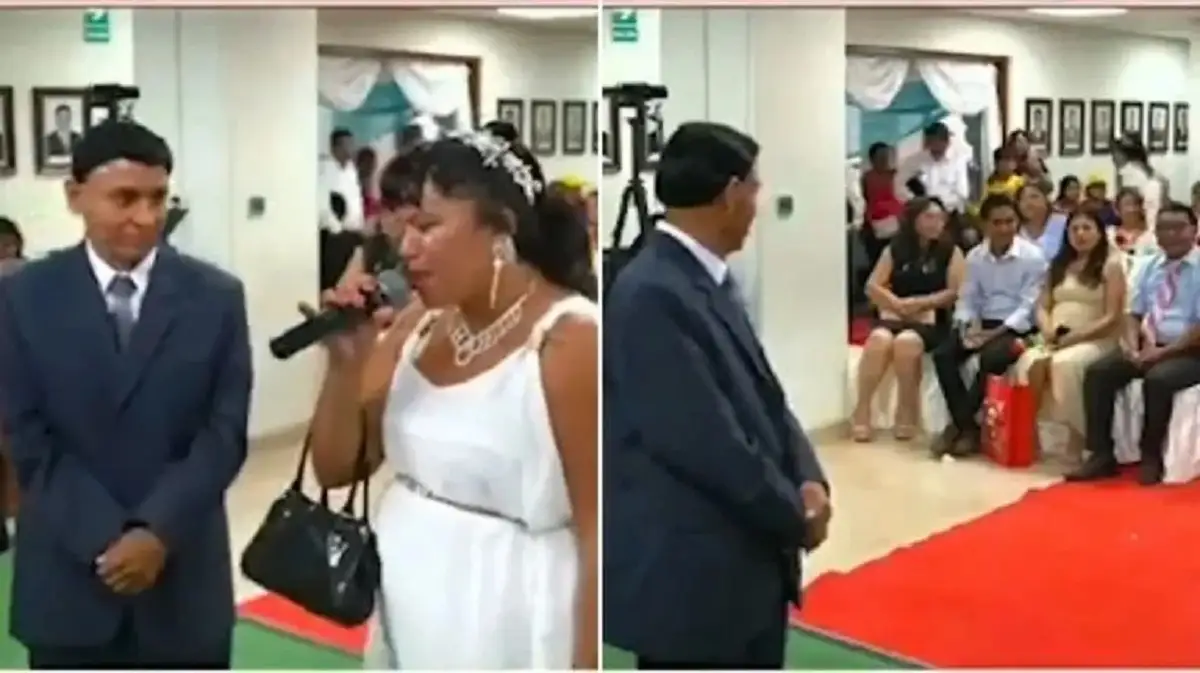 Perdónenme todos no acepto: Novia huye de su boda y se va corriendo
