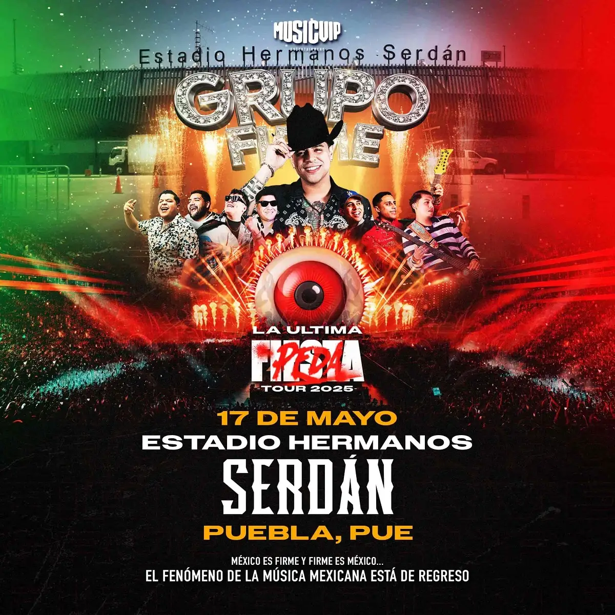 ¡Boletos a la venta! Estos son los precios para ver a Grupo Firme en Puebla 3 Revelan precios de boletos para Grupo Firme en Puebla: inicia preventa