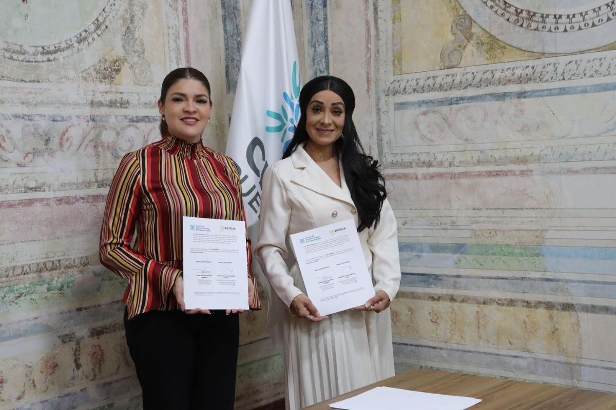 Ayuntamiento de Zacatlán y la CDH firman convenio de colaboración; impulsarán proyectos sobre protección de derechos humanos 2 firma de convenio Zacatlan