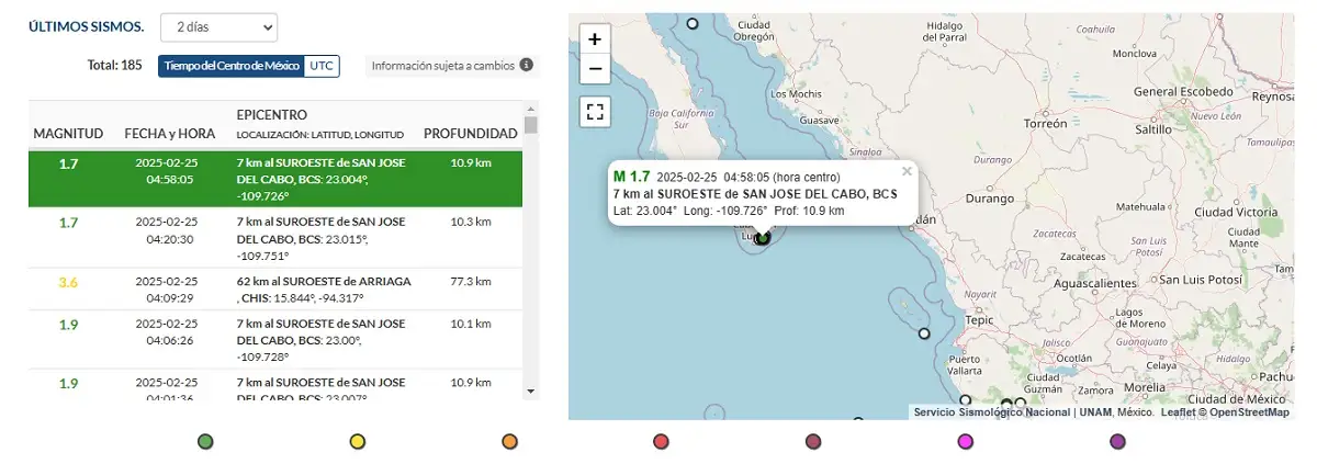 Temblor hoy en México: Cuántos sismos se han registrado este 25 de febrero